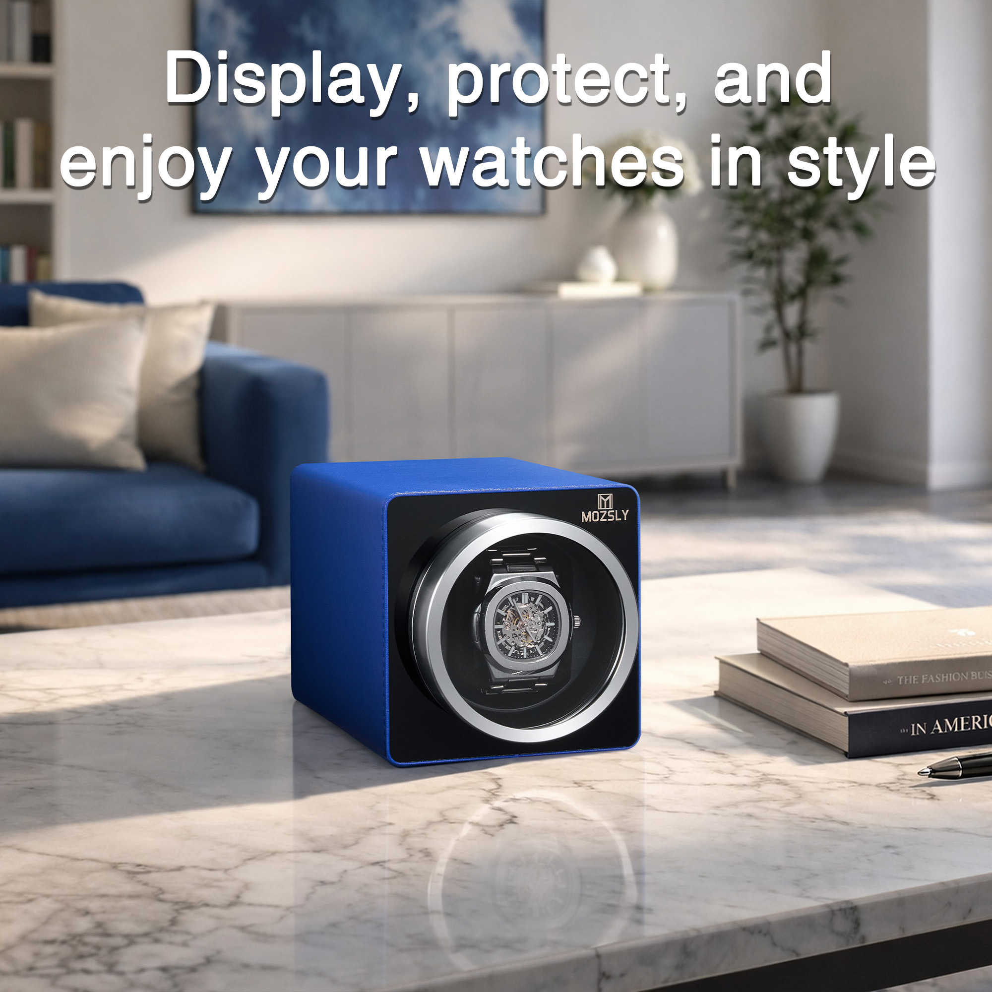 Watch Winder Single - Men's automatic rotating single head shaker,