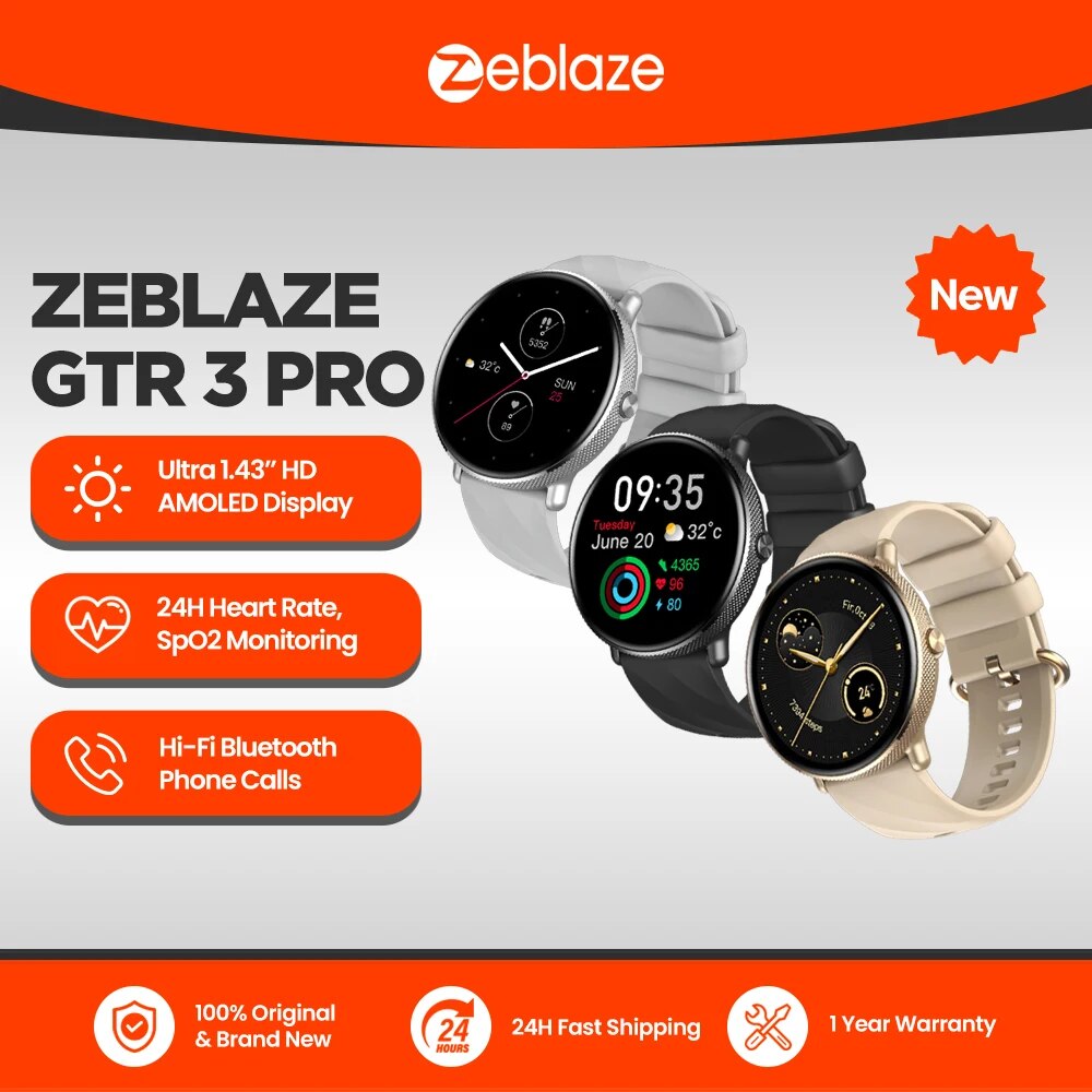 Smartwatch El - Zeblaze GTR 3 Pro Voice Calling