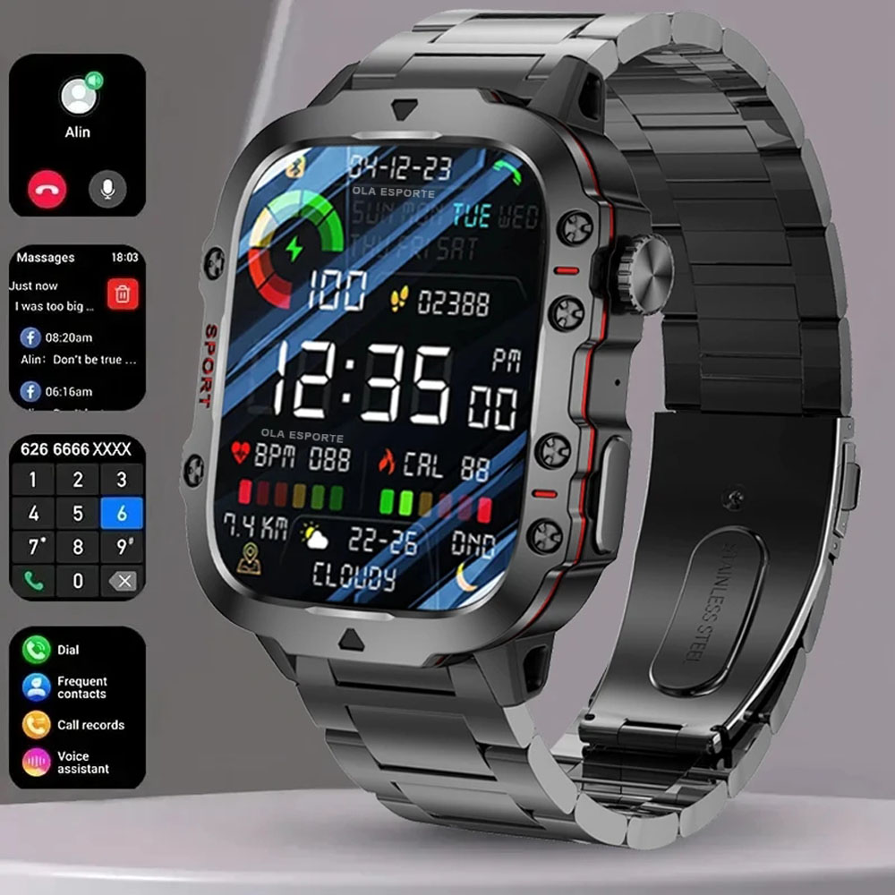 Smartwatch El - 2025 New Military Smart Watch Men