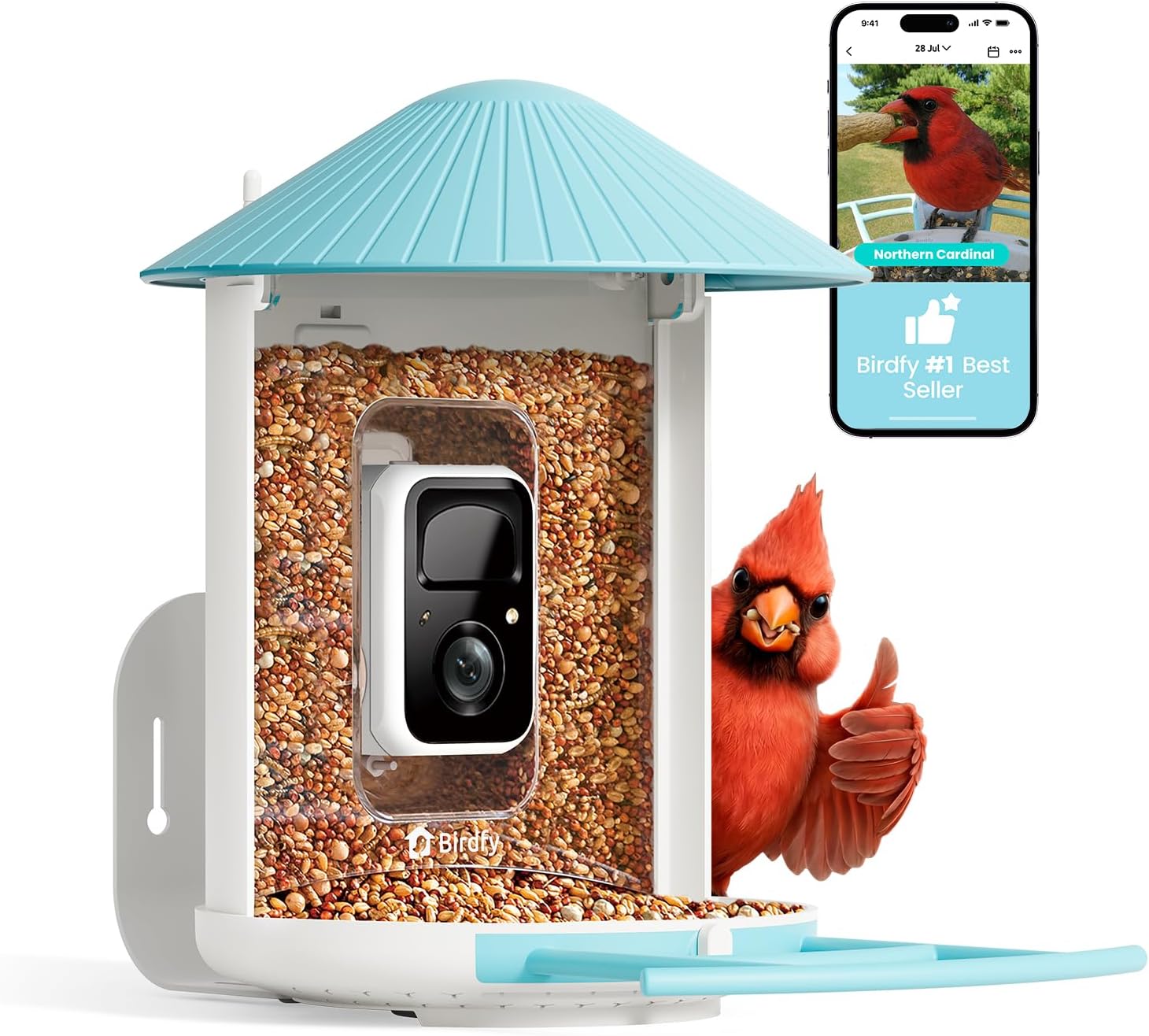 Watches Original - Smart Bird Feeder with AI Camera,