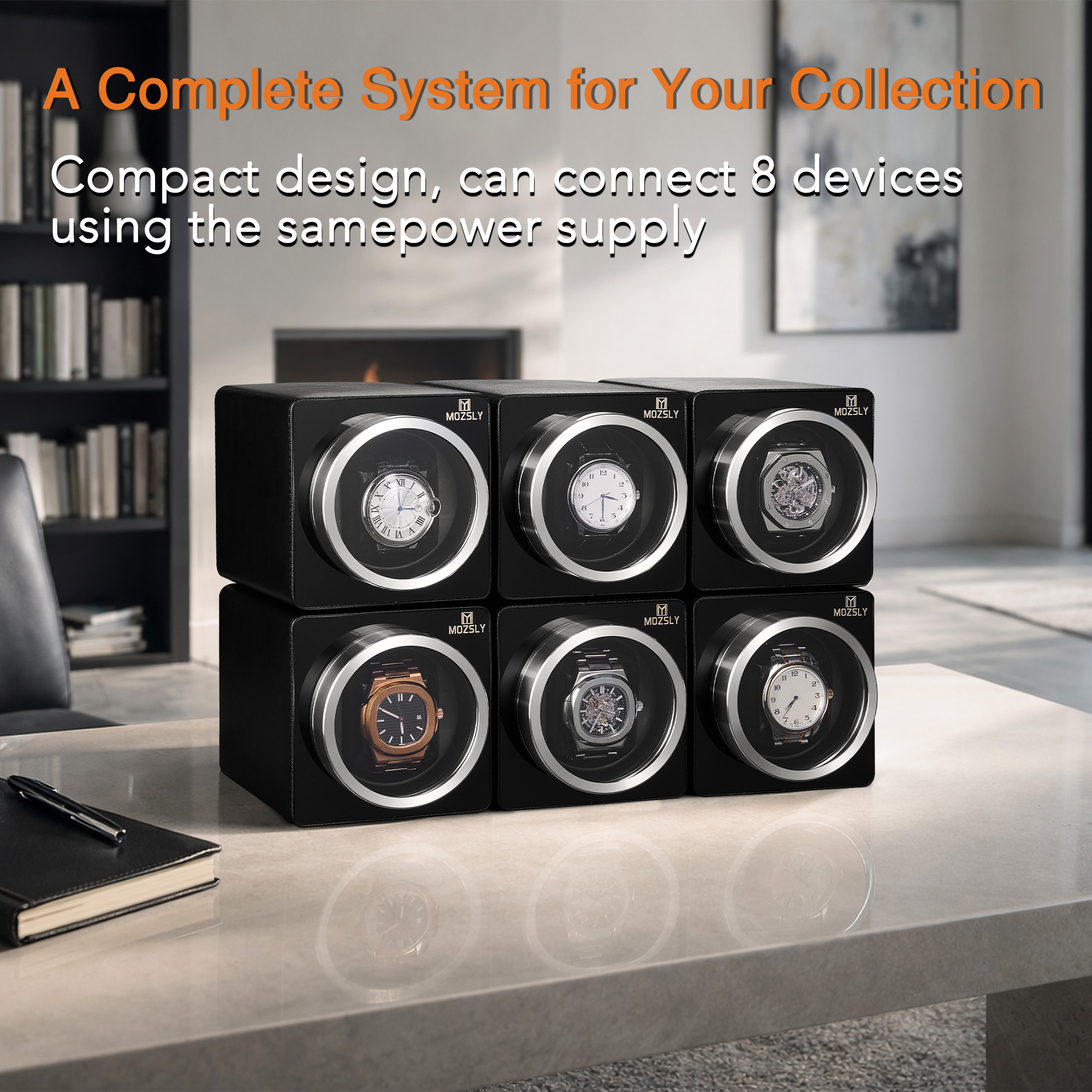Watch Winder Single - Automatic rotating single head shaker, mechanical