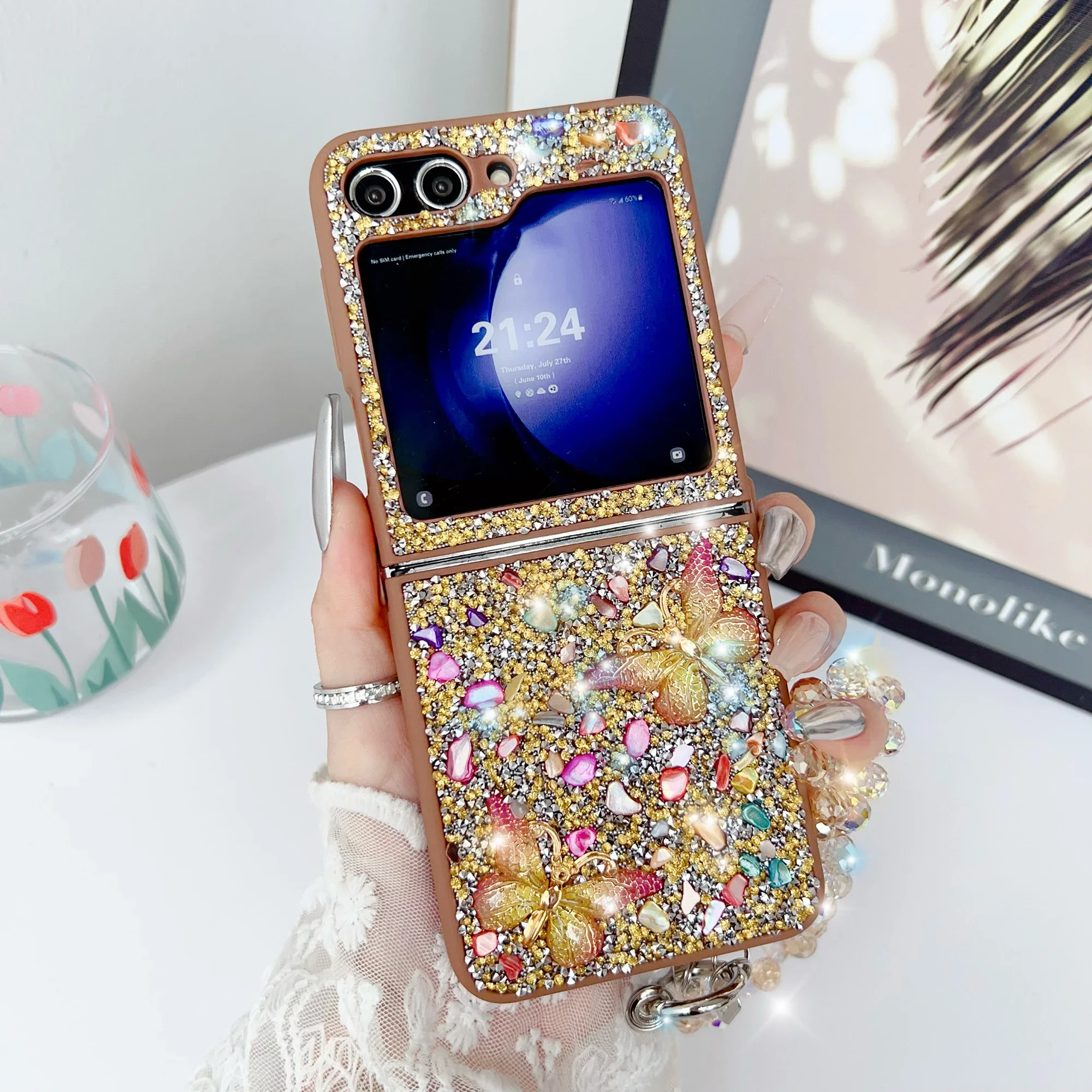 Samsung Galaxy Strap - Luxury Glitter Cute Bling Crystal Stone