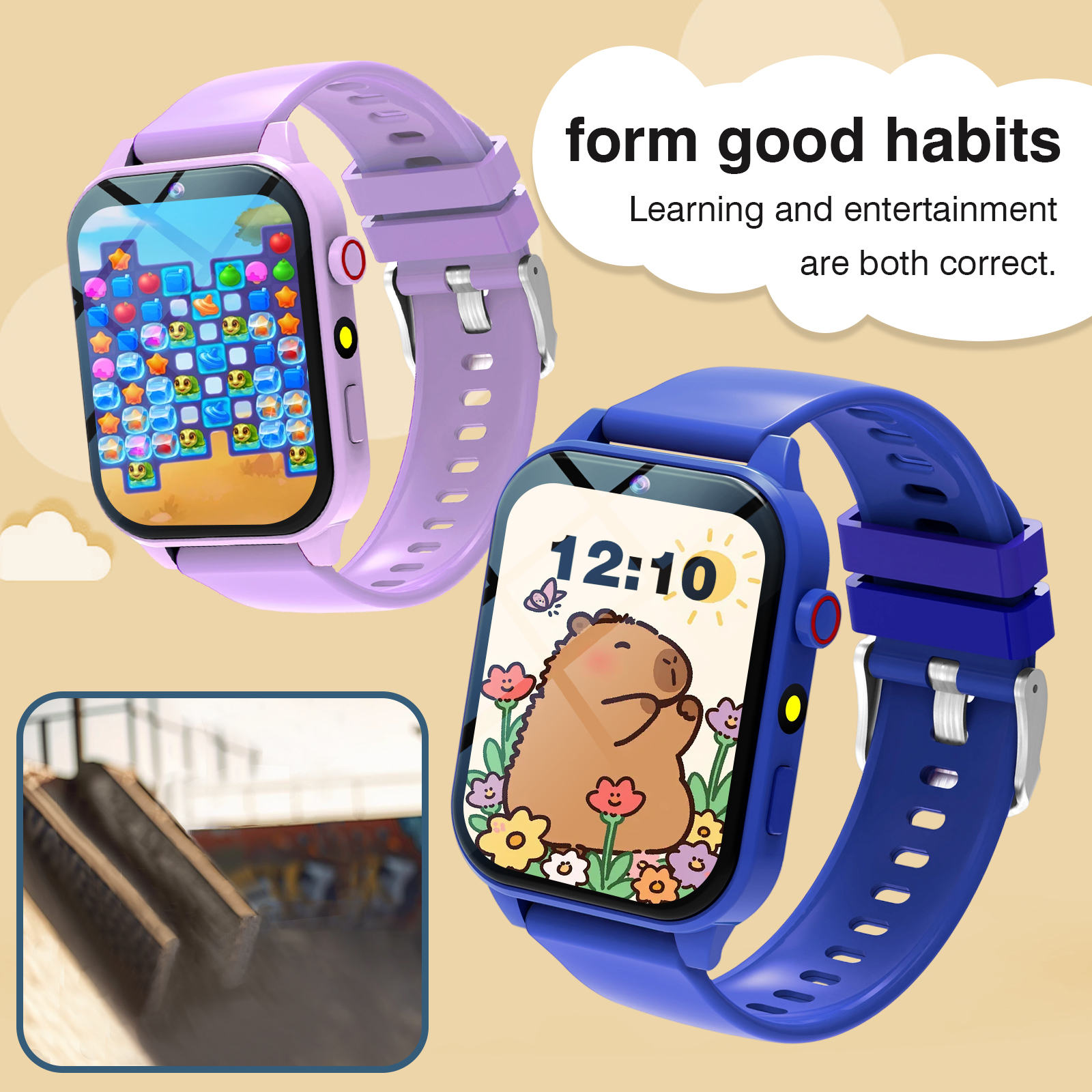 Smartwatch Watches For Kid Girl - Kids′s Smart Watch 18 Games Camera