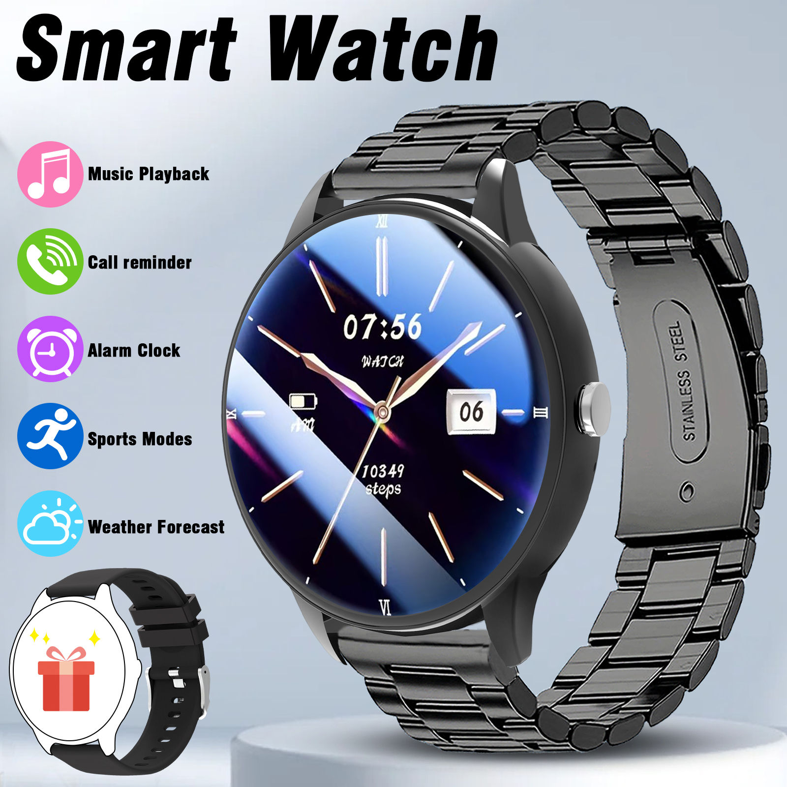 Smartwatch Watches Wallpaper - 2026 New Smartwatch, Simple and Elegant,