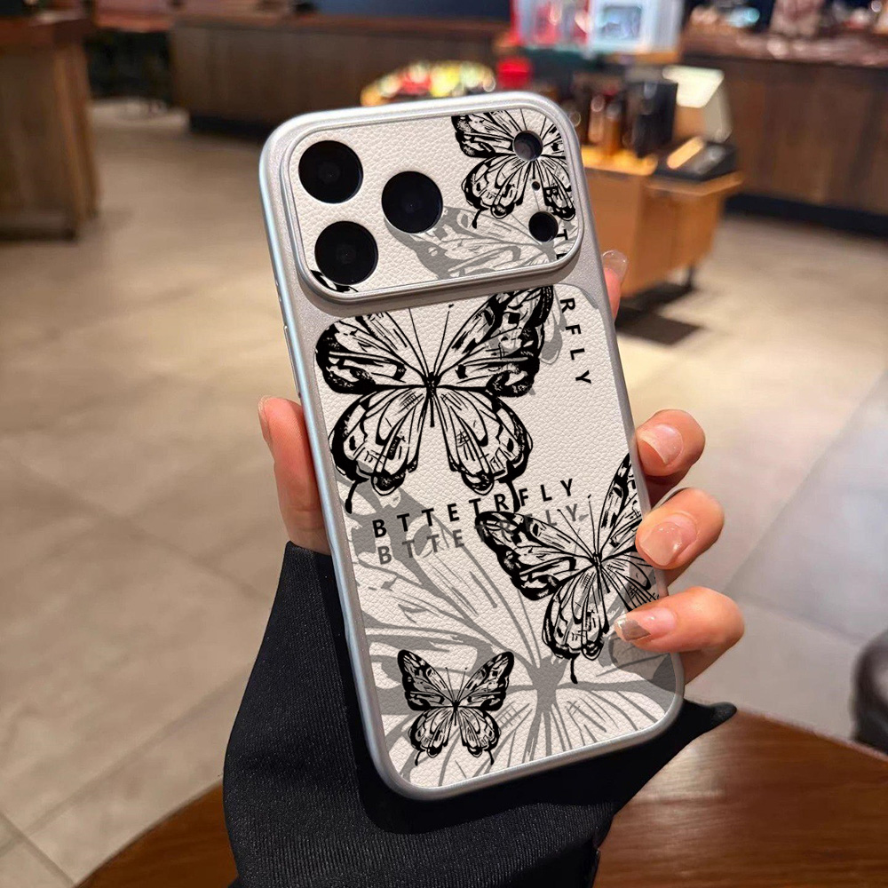 Samsung Galaxy Strap - Wrist Strap Butterfly Leather Phone Case