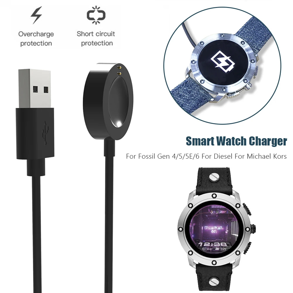 USB Magnetic Fast Charge Charg - Fossil Watches Smartwatch Charger recensione e prezzo