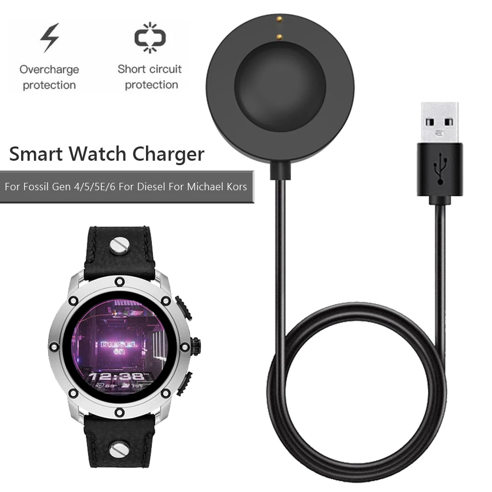 USB Magnetic Fast Charge Charg - Fossil Watches Smartwatch Charger recensione e prezzo