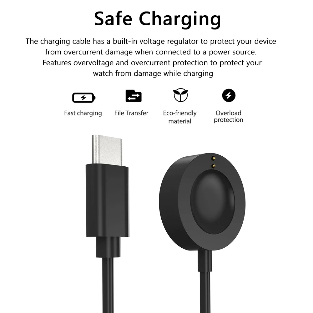1M USB Type-C Magnetic Fast Ch - Fossil Watches Smartwatch Charger recensione e prezzo