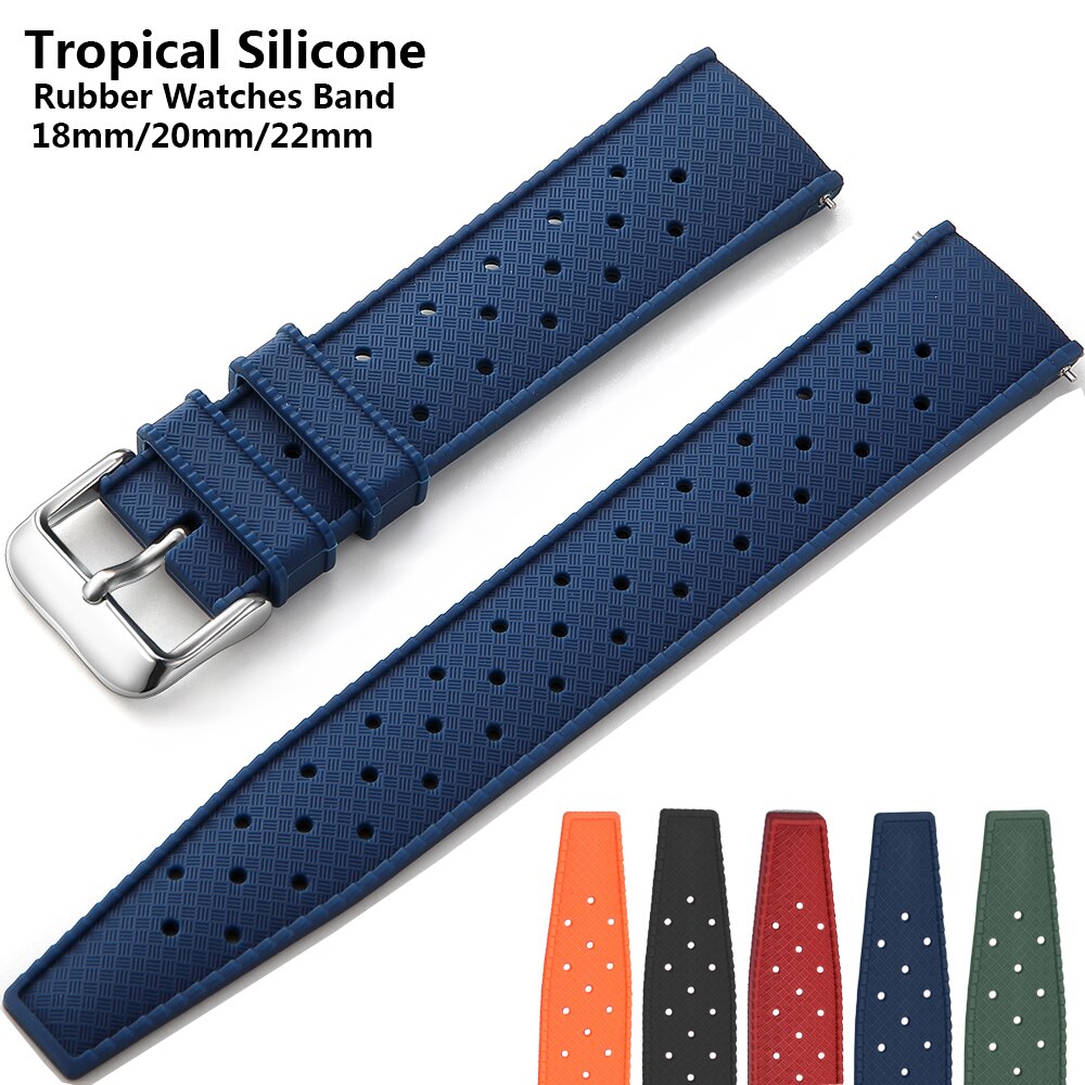 New Tropical Rubber Strap for  - Citizen Watches Smartwatch recensione e prezzo