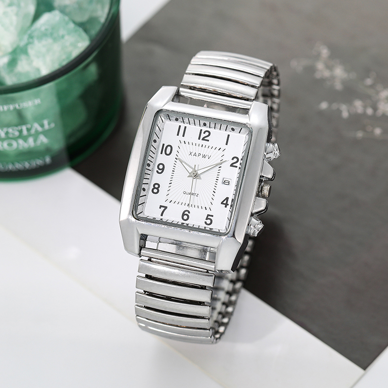 Square Men's Watch Elastic Ban - Watch Winder Single recensione e prezzo