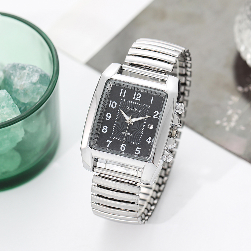 Square Men's Watch Elastic Ban - Watch Winder Single recensione e prezzo