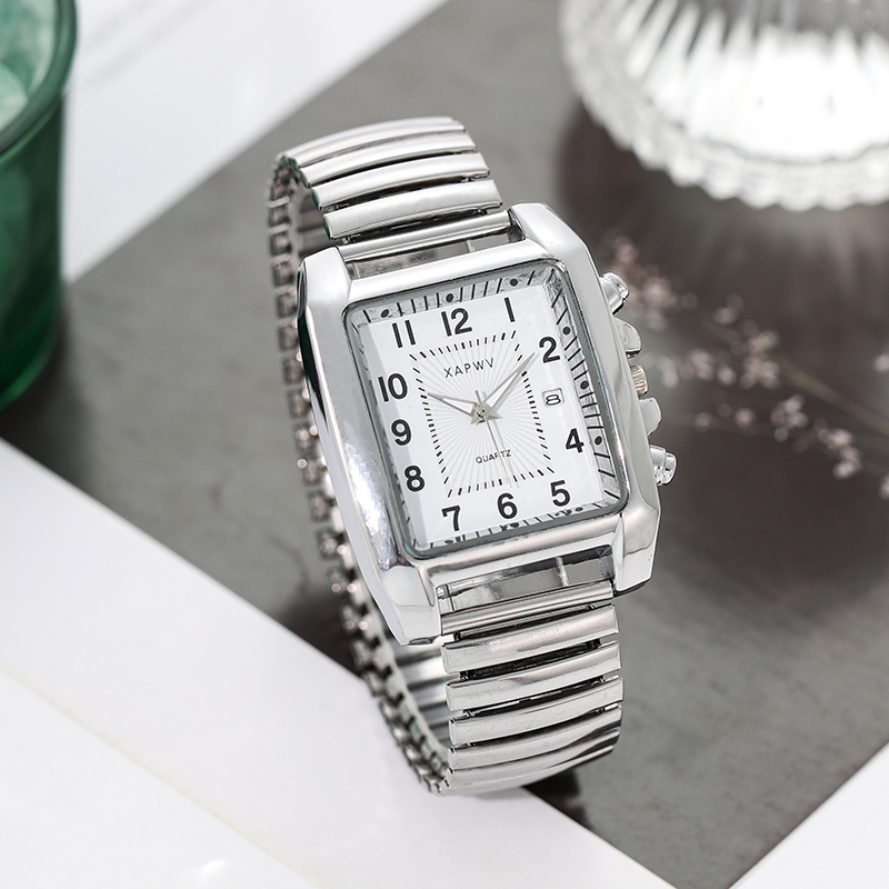 Square Men's Watch Elastic Ban - Watch Winder Single recensione e prezzo
