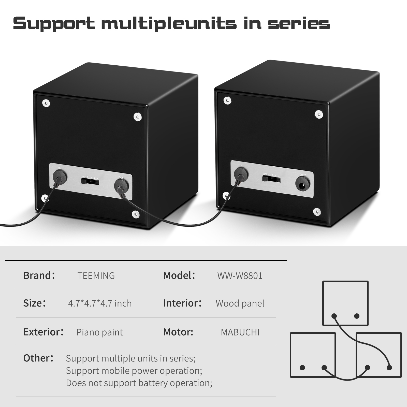 Automatic Watch Winder Single  - Watch Winder Single recensione e prezzo