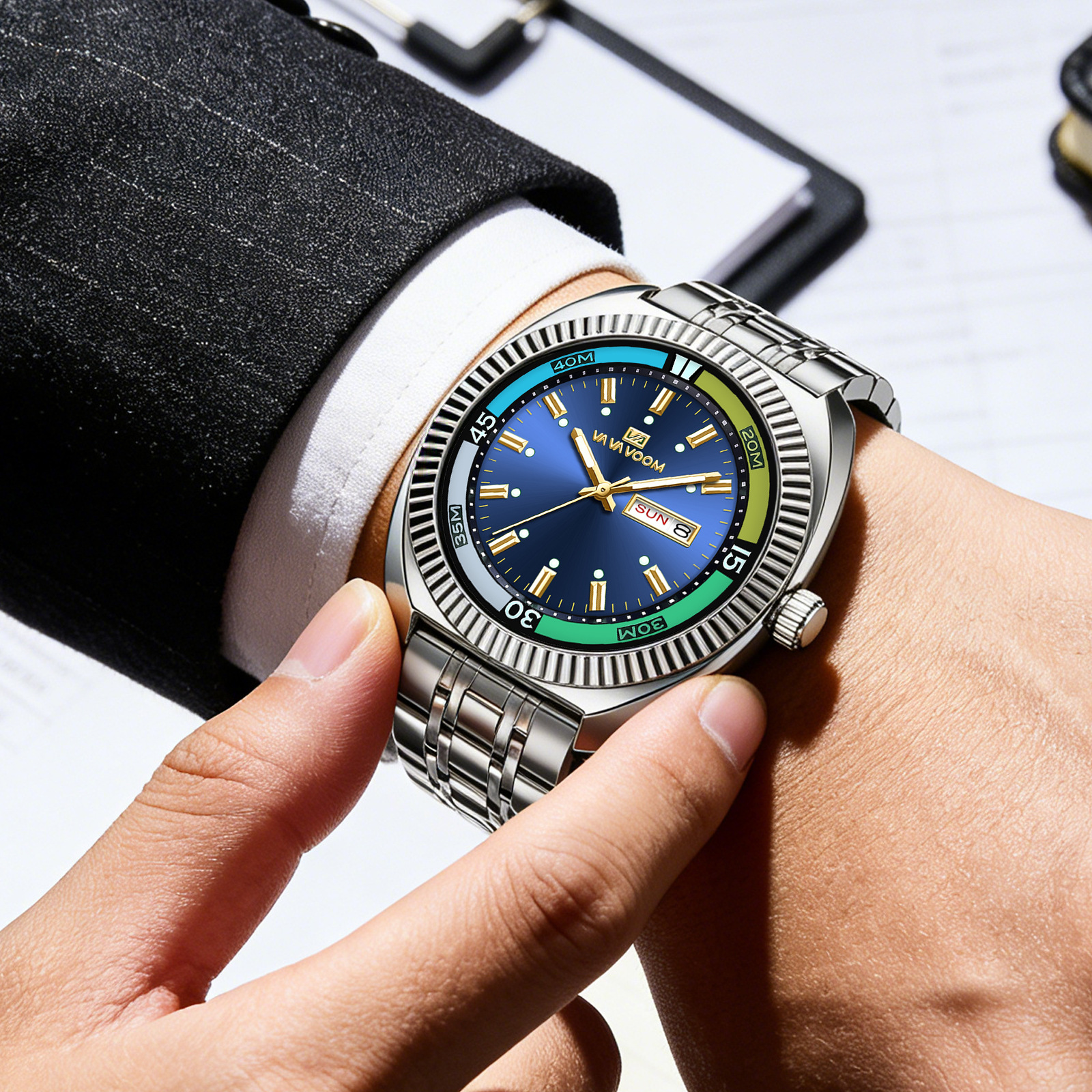 New Gear Ring Steel Strip Watc - Watch Winder Single recensione e prezzo