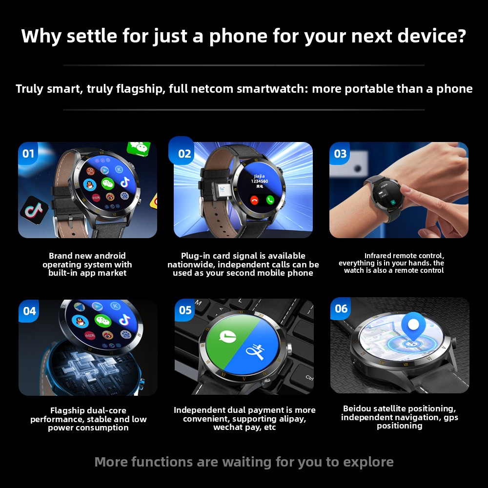 4G Smart Watch with SIM Card S - French Connection Watches Smartwatch App recensione e prezzo