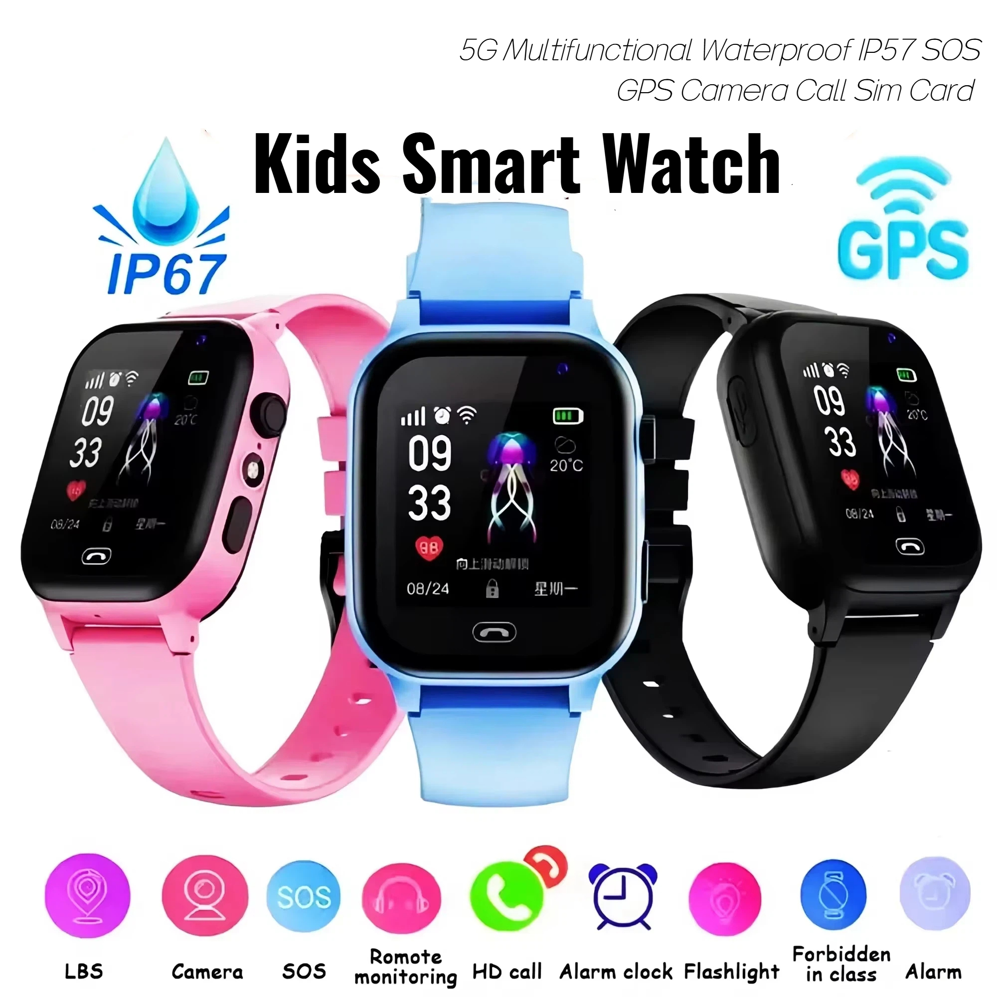 Lenovo Kids Smart Watch 5G GPS - Smartwatch Watches For Kid Girl recensione e prezzo