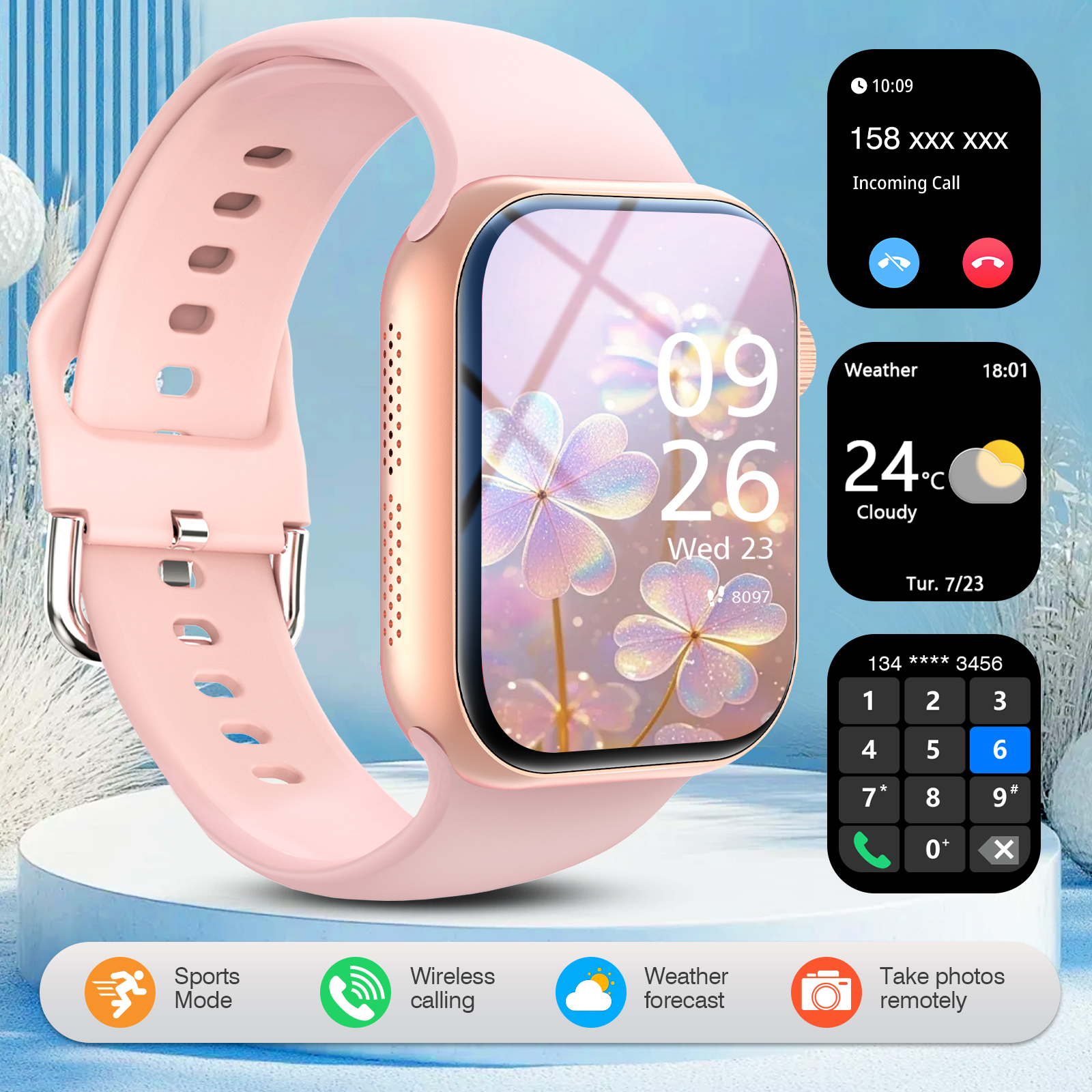 2026 New Smartwatch,2.01-inch  - Smartwatch Watches Wallpaper recensione e prezzo