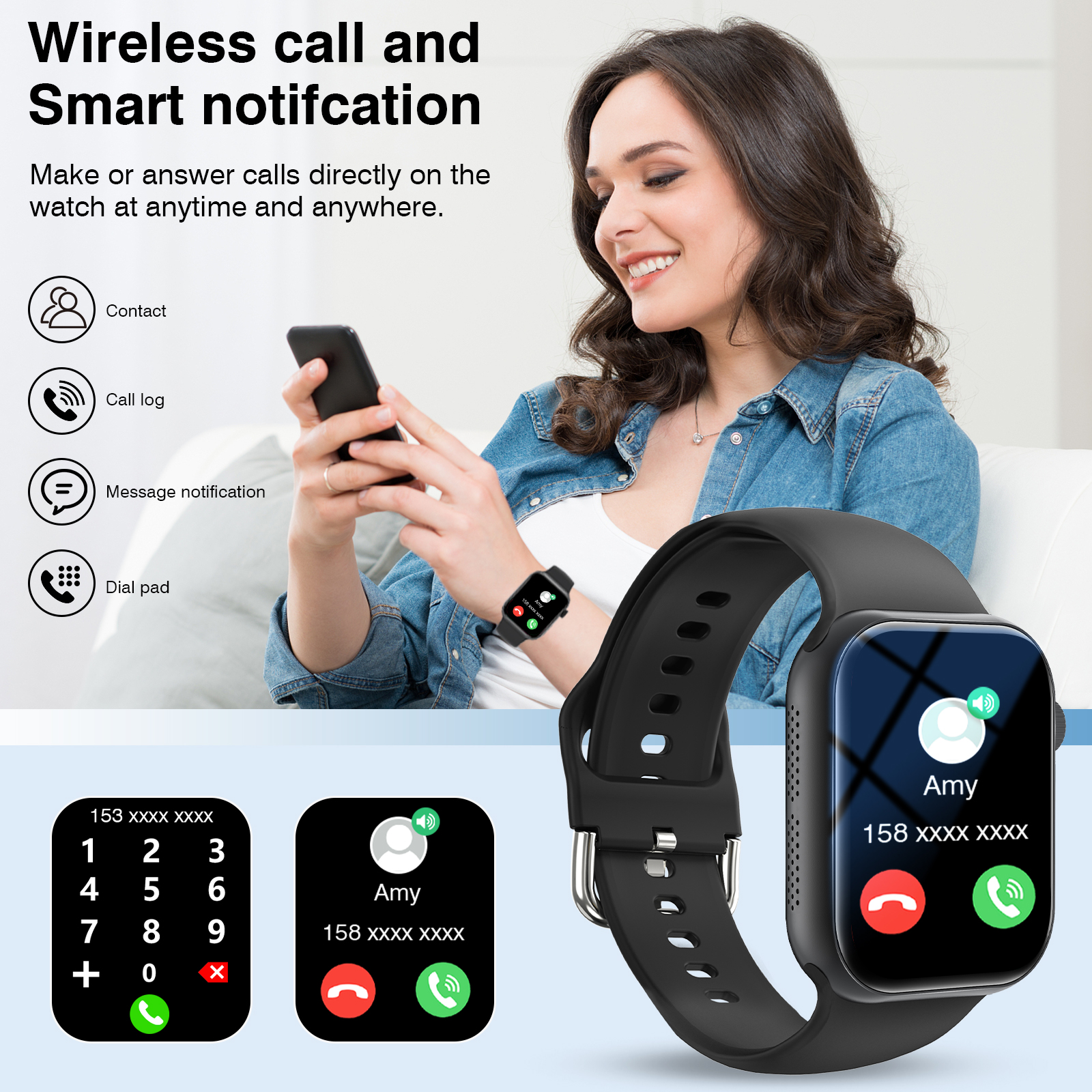2026 New Smartwatch,2.01-inch  - Smartwatch Watches Wallpaper recensione e prezzo