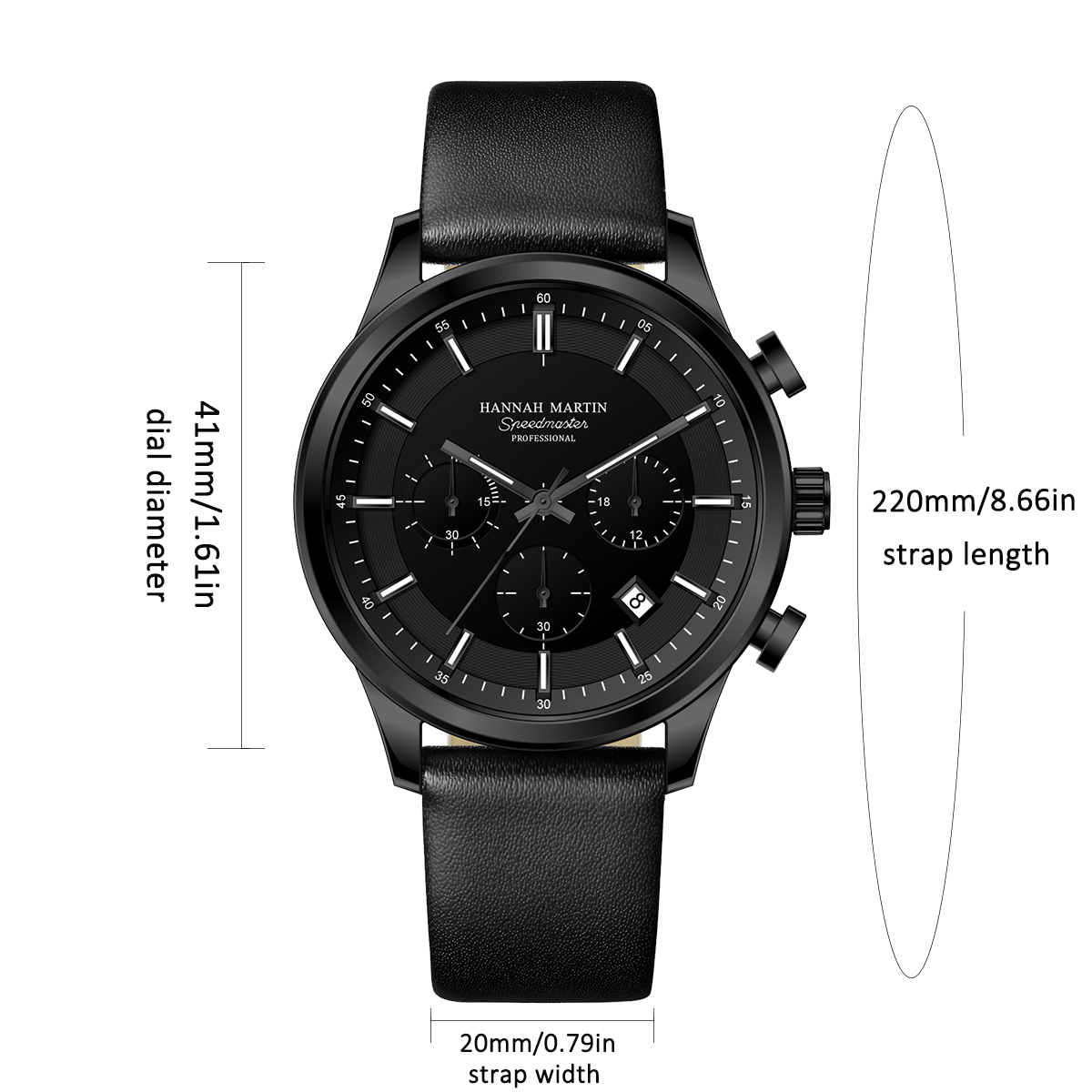 Hannah Martin Men Gift Box Men - Chronograph Sport Watch recensione e prezzo