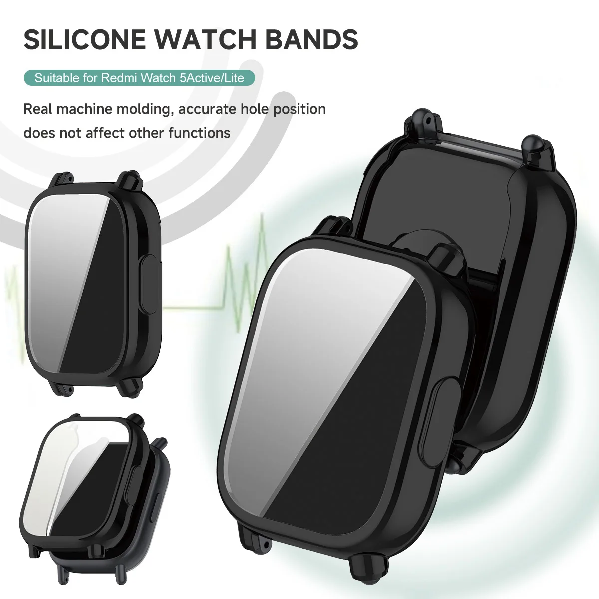 Case+Silicone Strap For Xiaomi - Silicone Sport Band recensione e prezzo