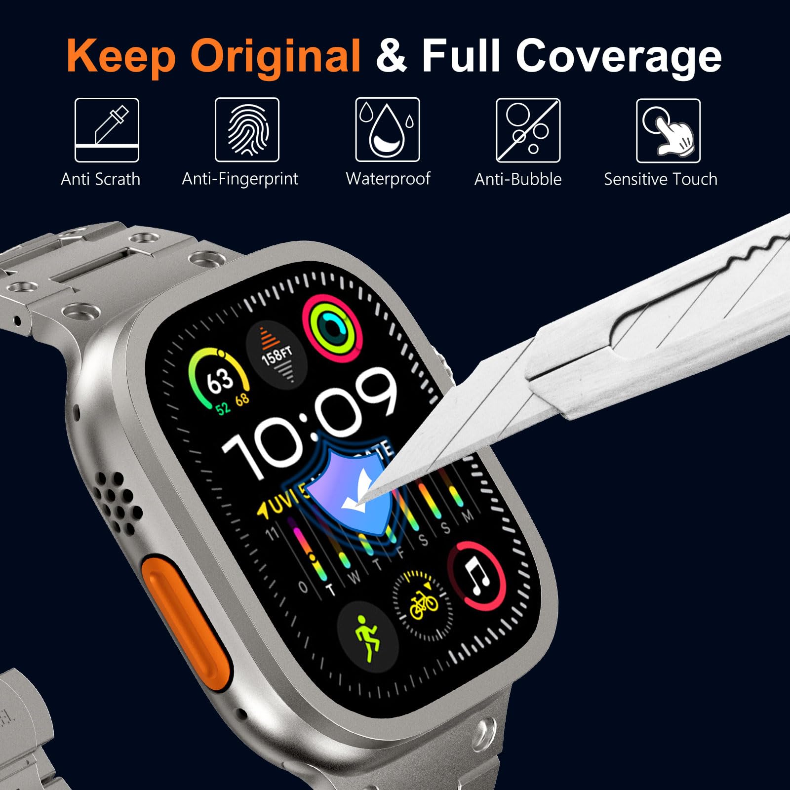 Tempered Glass for Apple Watch - Apple Watch Band recensione e prezzo