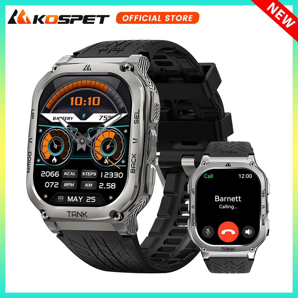 2025 Original KOSPET TANK M3 S - Smartwatch El recensione e prezzo