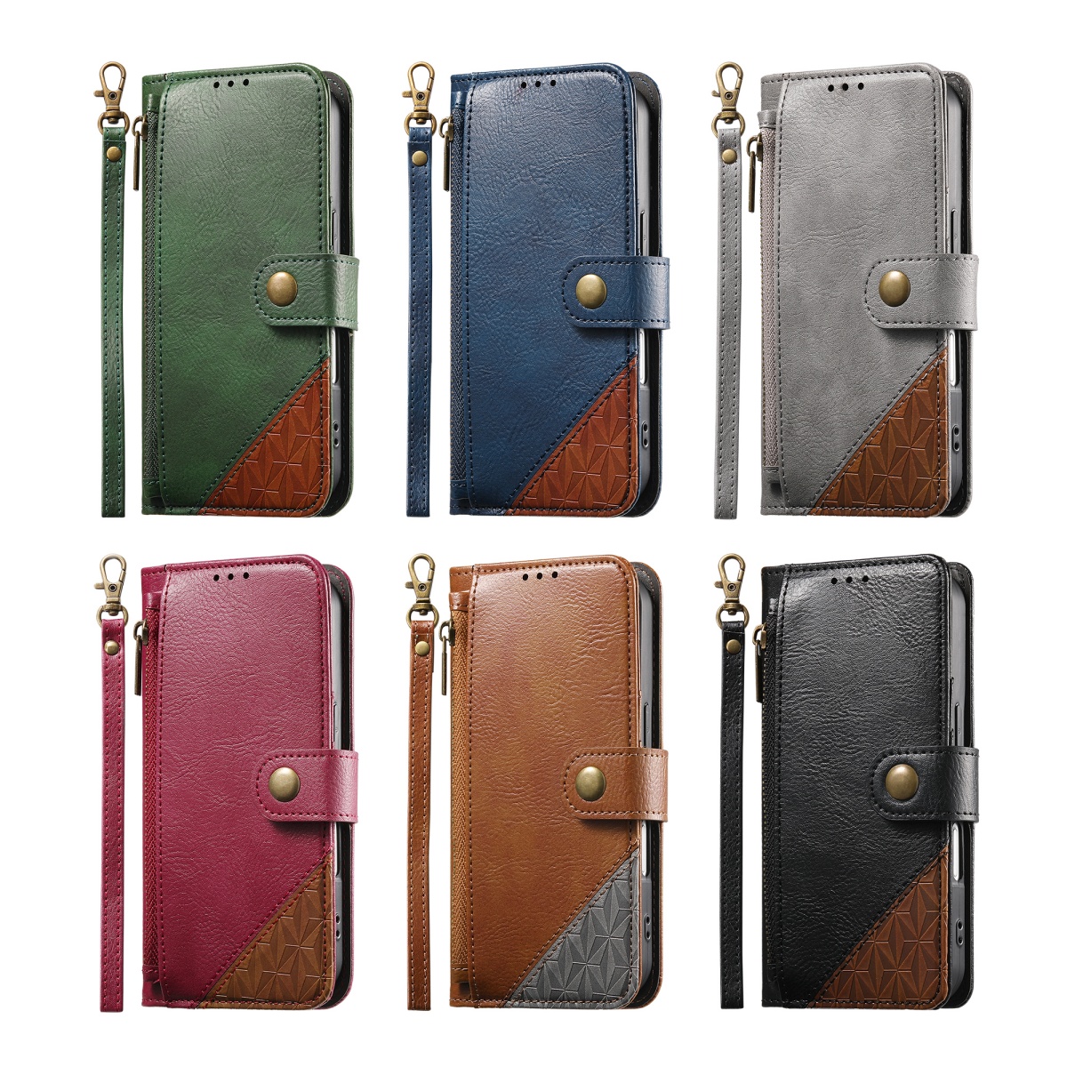 PU Leather Zipper Wrist Strap  - Samsung Galaxy Strap recensione e prezzo