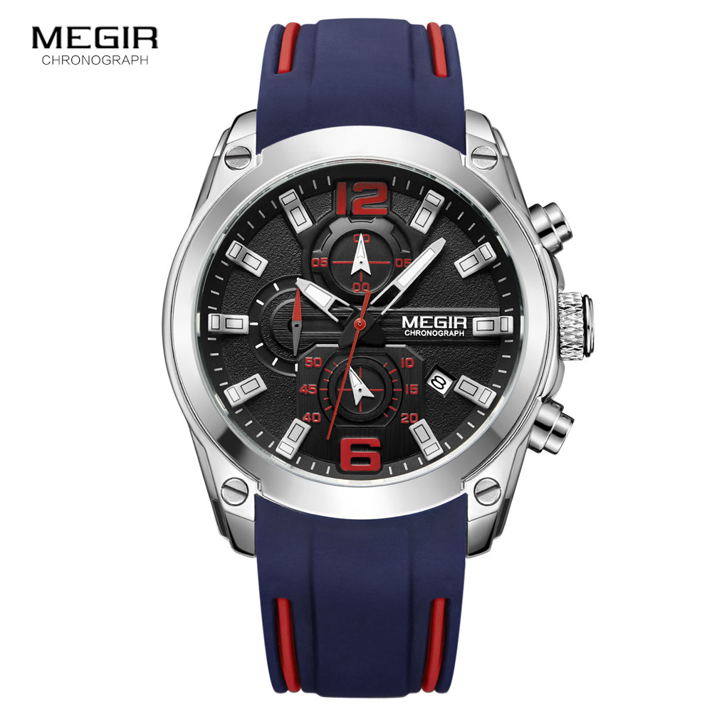 Megir Men's Chronograph Analog - Silicone Sport Band recensione e prezzo