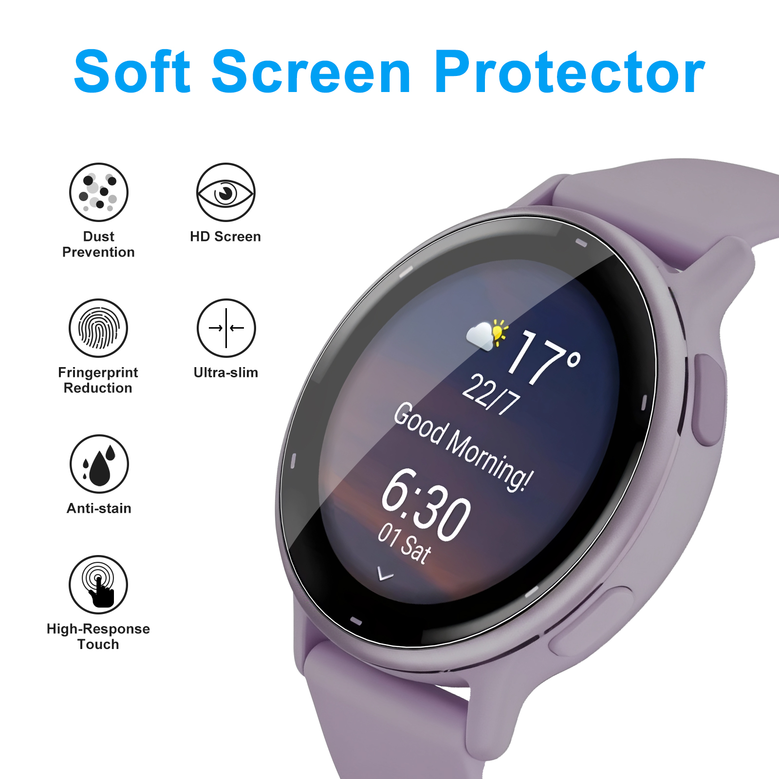 Soft Clear Protective Film For - Xwatch Smartwatch recensione e prezzo