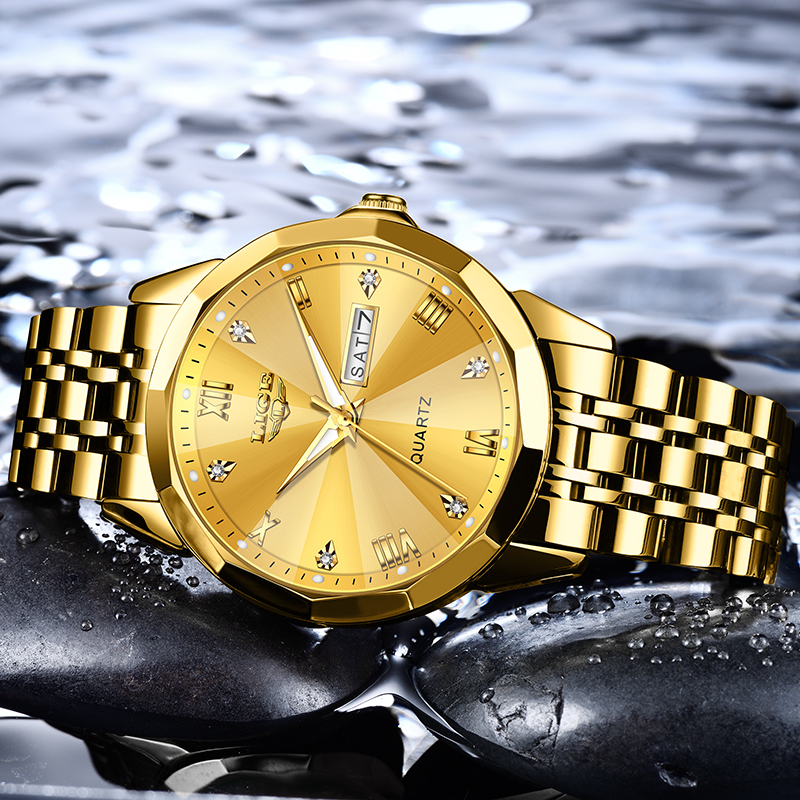 LIGE Brand Luxury Women Watch  - Chronograph Sport Watch recensione e prezzo