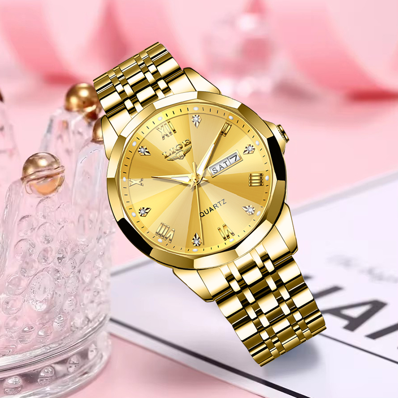 LIGE Brand Luxury Women Watch  - Chronograph Sport Watch recensione e prezzo