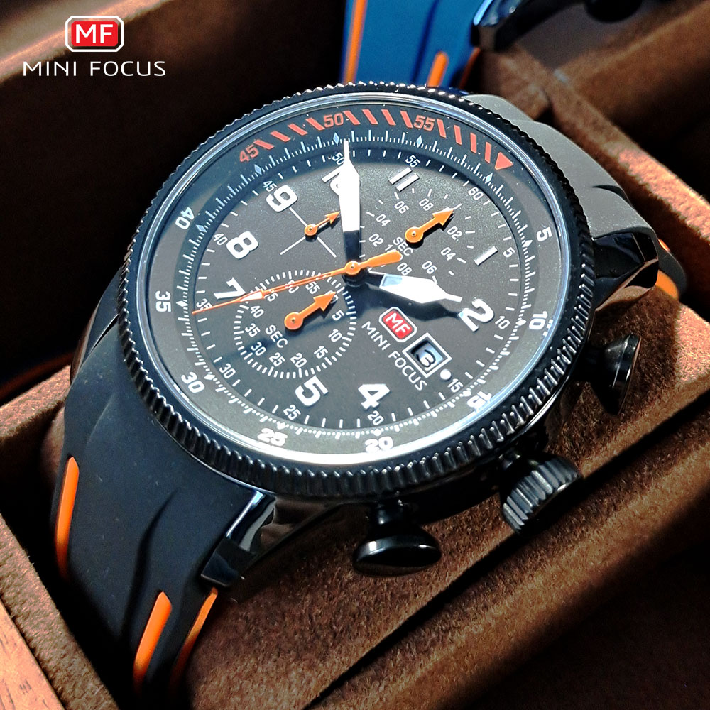 MINI FOCUS Sport Quartz Watch  - Silicone Sport Band recensione e prezzo