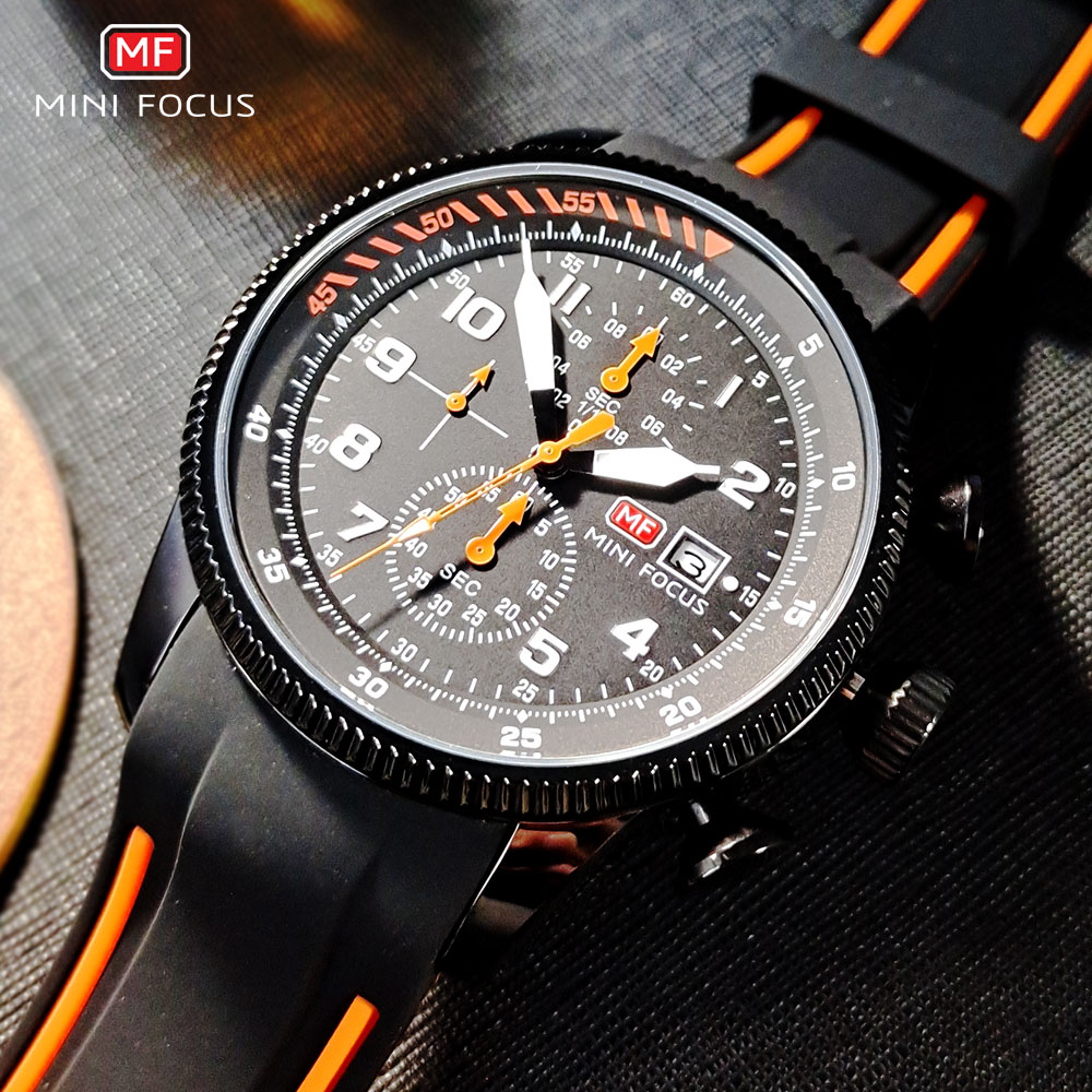 MINI FOCUS Sport Quartz Watch  - Silicone Sport Band recensione e prezzo