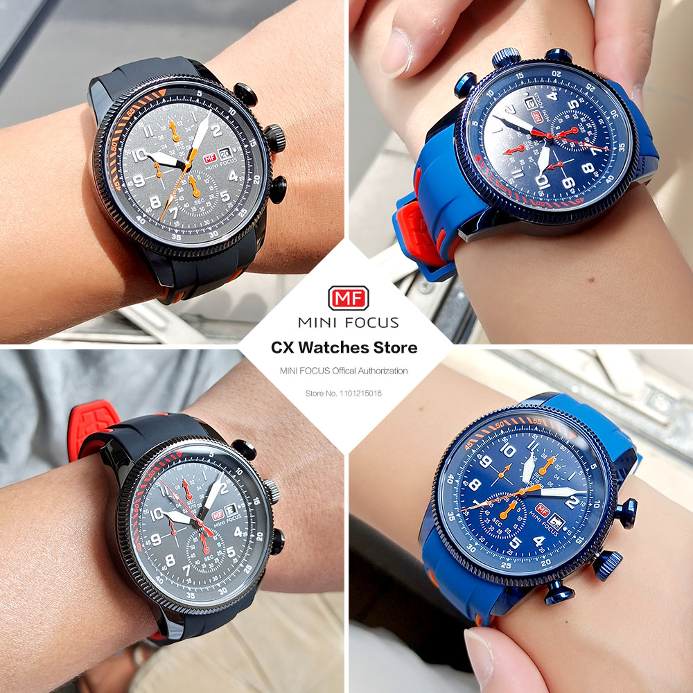 MINI FOCUS Sport Quartz Watch  - Silicone Sport Band recensione e prezzo