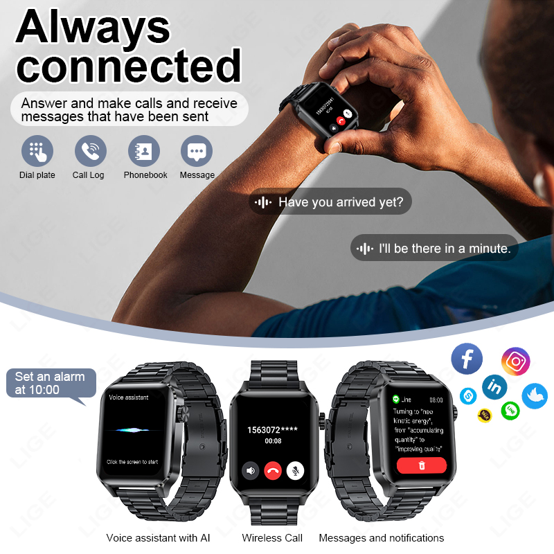 LIGE Smart Watch Sport Fitness - Smartwatch Watches For Sale recensione e prezzo
