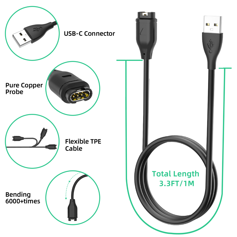 Charging cable suitable for Ga - Xwatch Smartwatch recensione e prezzo