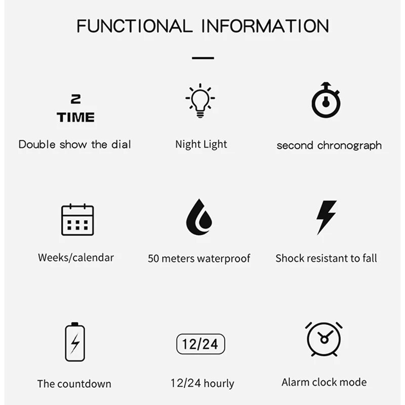 SANDA Brand G Style LED Digita - Chronograph Sport Watch recensione e prezzo