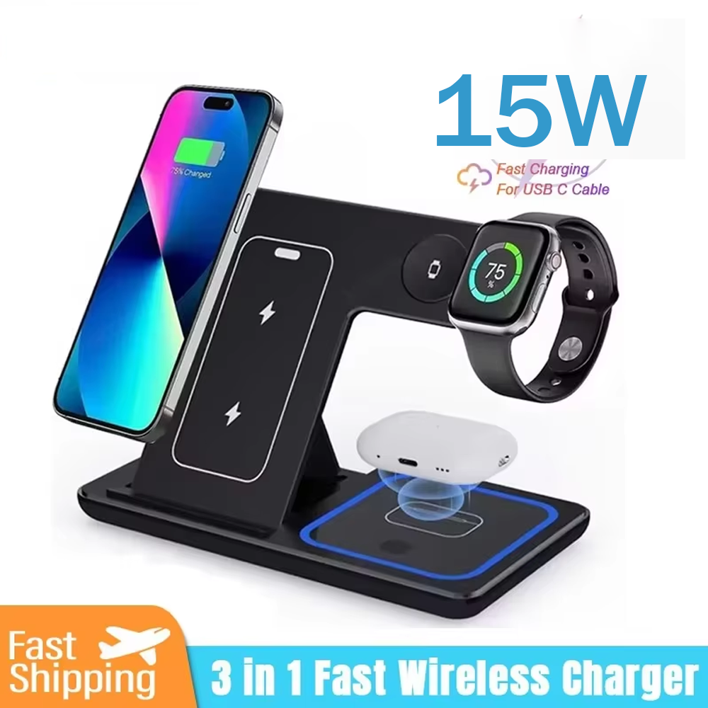 15W 3 in 1 Wireless Charger St - Xwatch Smartwatch recensione e prezzo