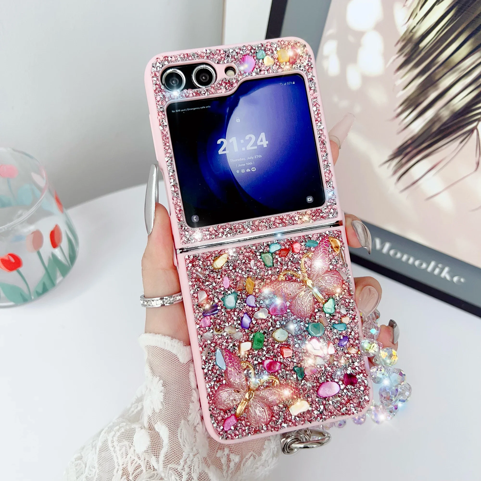 Luxury Glitter Phone Case For  - Samsung Galaxy Strap recensione e prezzo