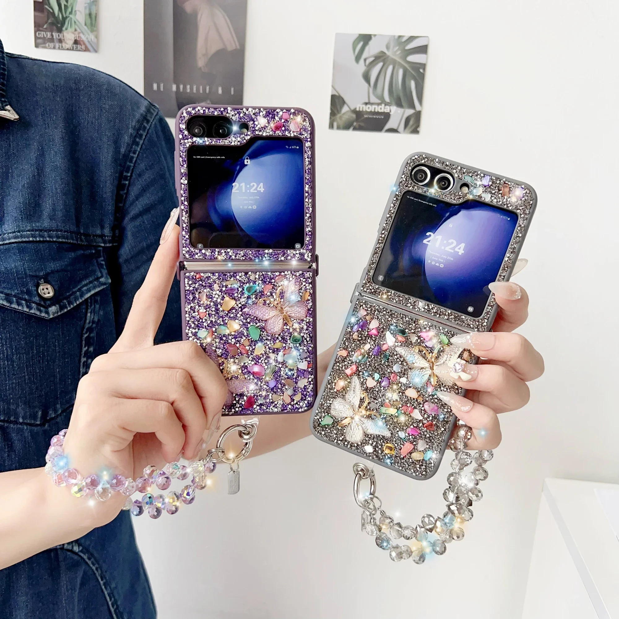Luxury Glitter Phone Case For  - Samsung Galaxy Strap recensione e prezzo
