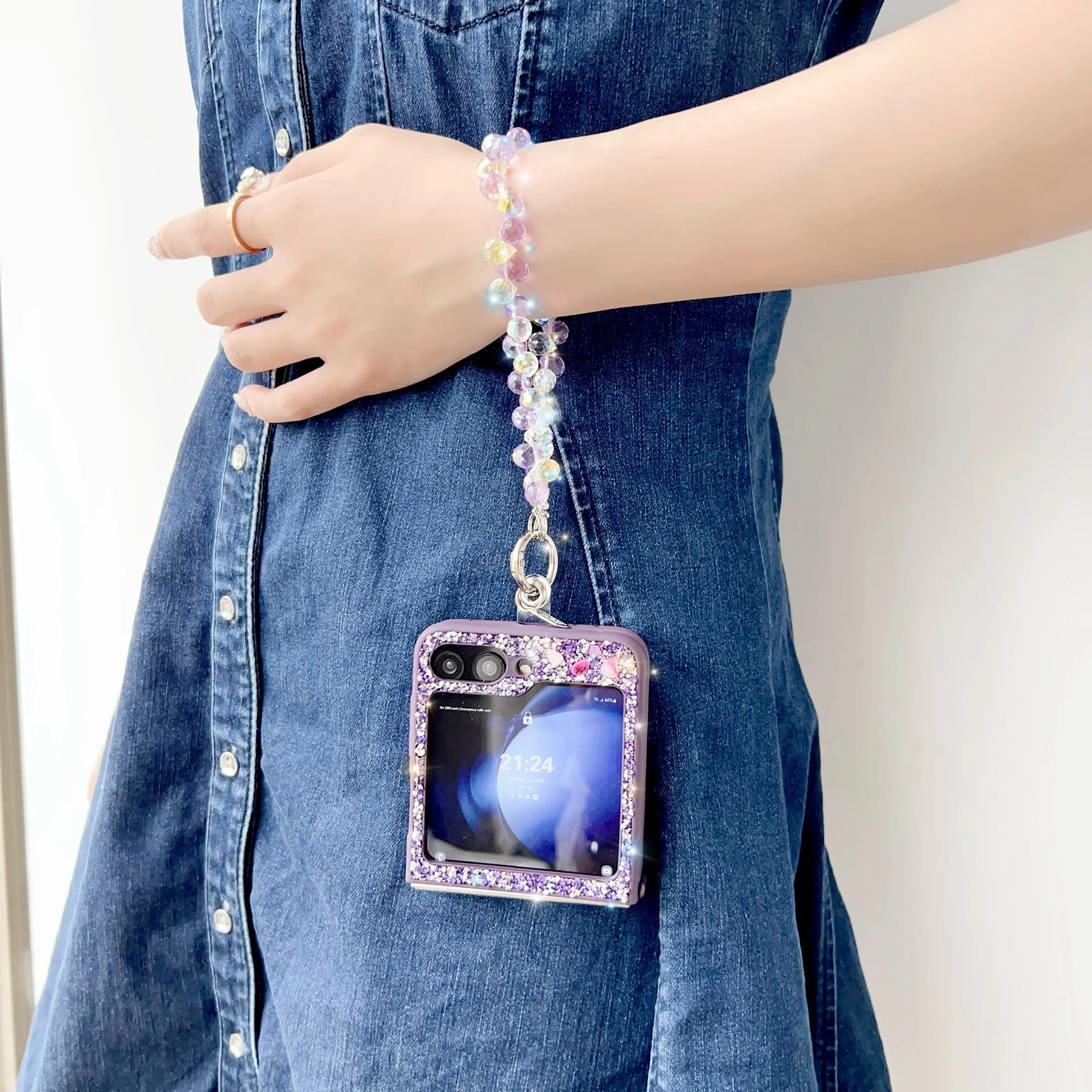 Luxury Glitter Phone Case For  - Samsung Galaxy Strap recensione e prezzo