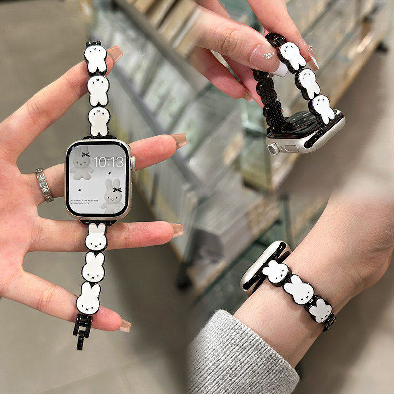 Miffy Rabbit Leather Watch Ban - Apple Watch Band recensione e prezzo