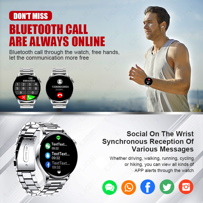LIGE Men's Smartwatch 1.28inch - Smartwatch Watches For Sale recensione e prezzo
