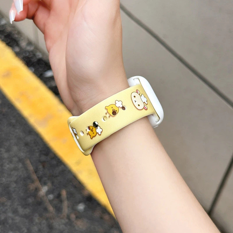 Cute Rilakkuma Print Silicone  - Silicone Sport Band recensione e prezzo