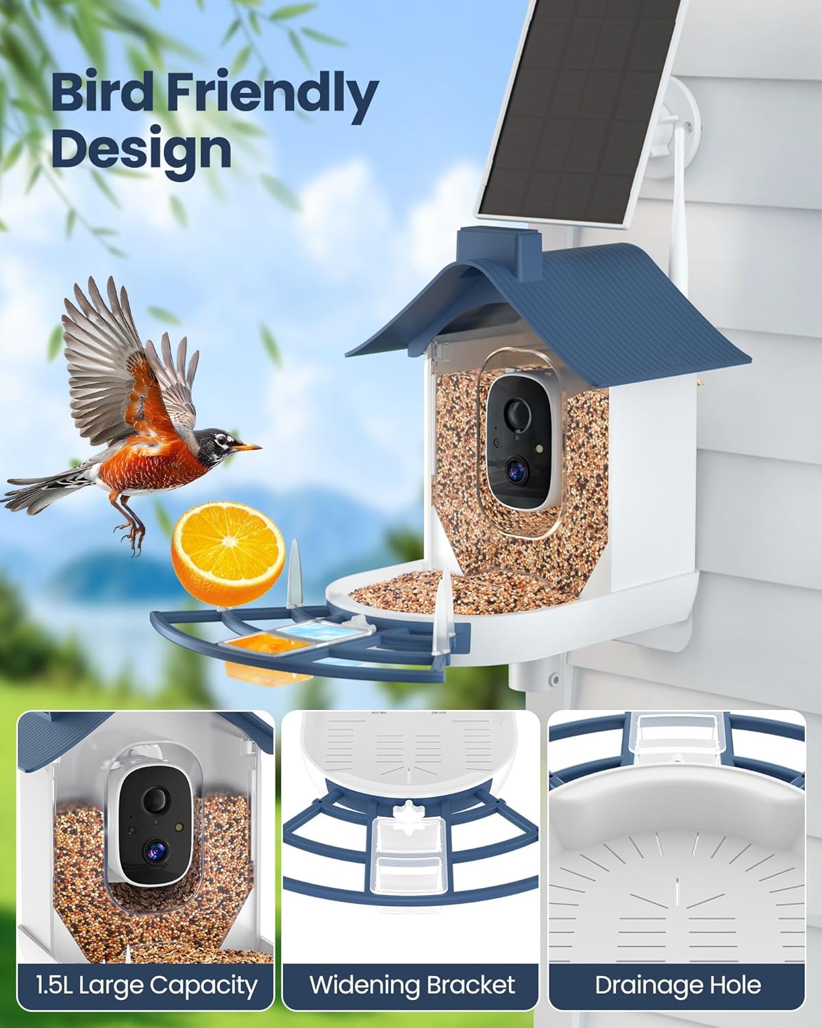 Smart Bird Feeder with Camera, - Watches Original recensione e prezzo
