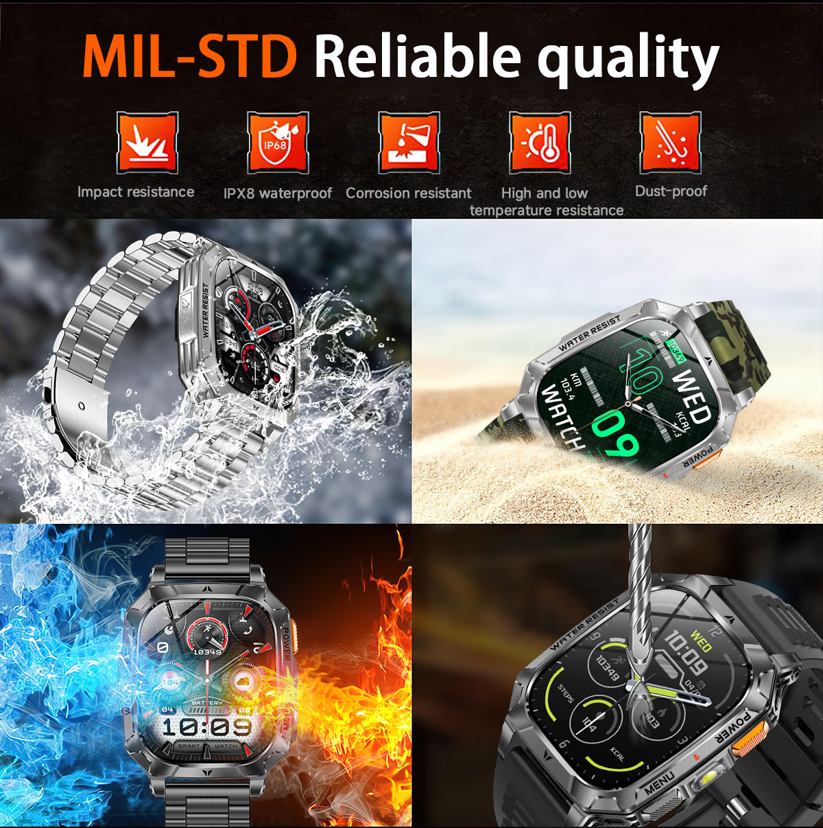 2026 New Exercise 1400mAh Batt - French Connection Watches Smartwatch App recensione e prezzo