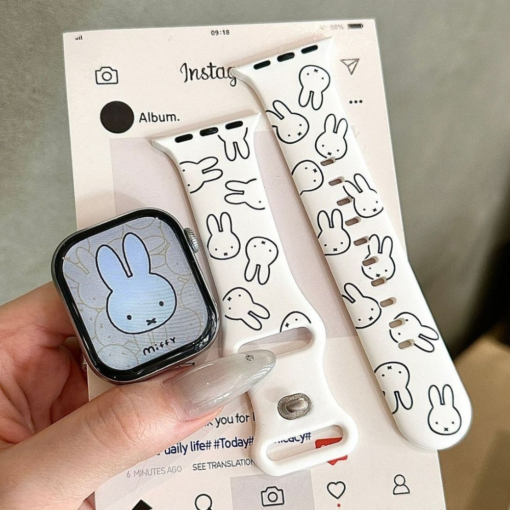 Cute Miffy Rabbit Cartoon Watc - Apple Watch Band recensione e prezzo