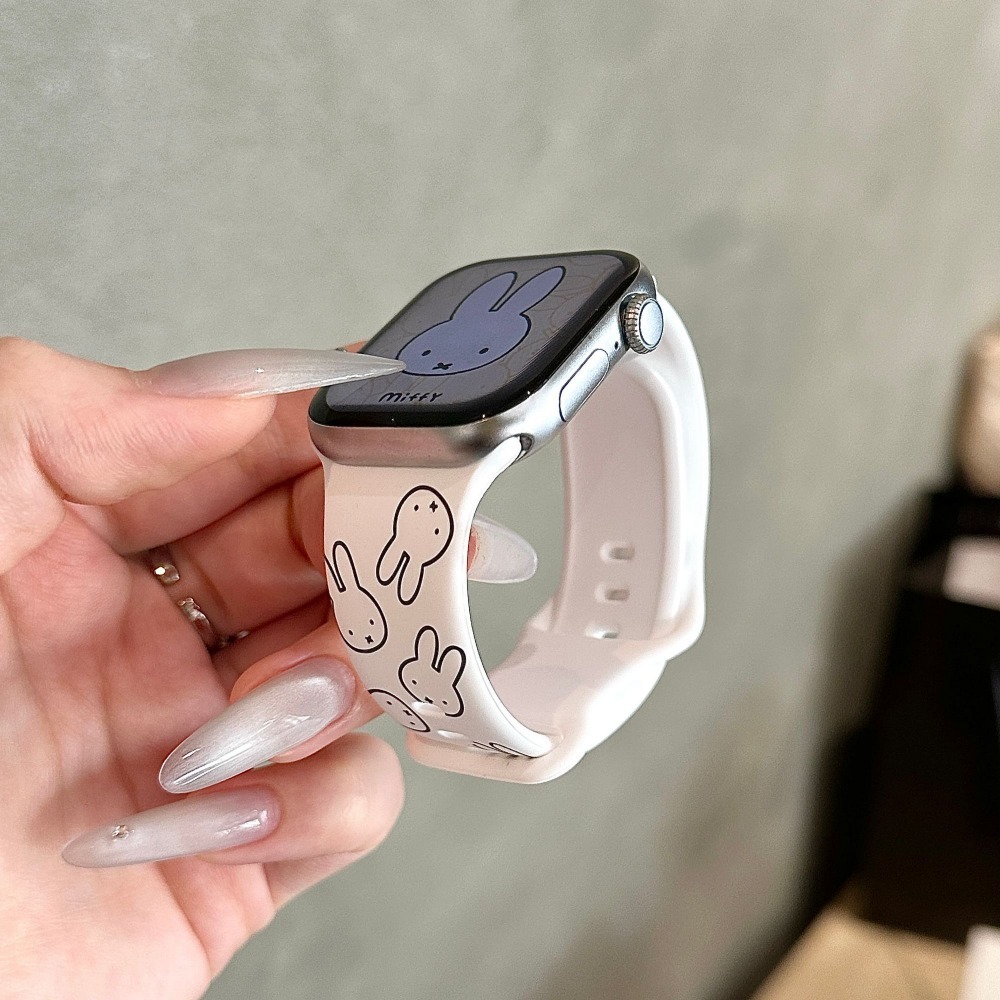 Cute Miffy Rabbit Cartoon Watc - Apple Watch Band recensione e prezzo
