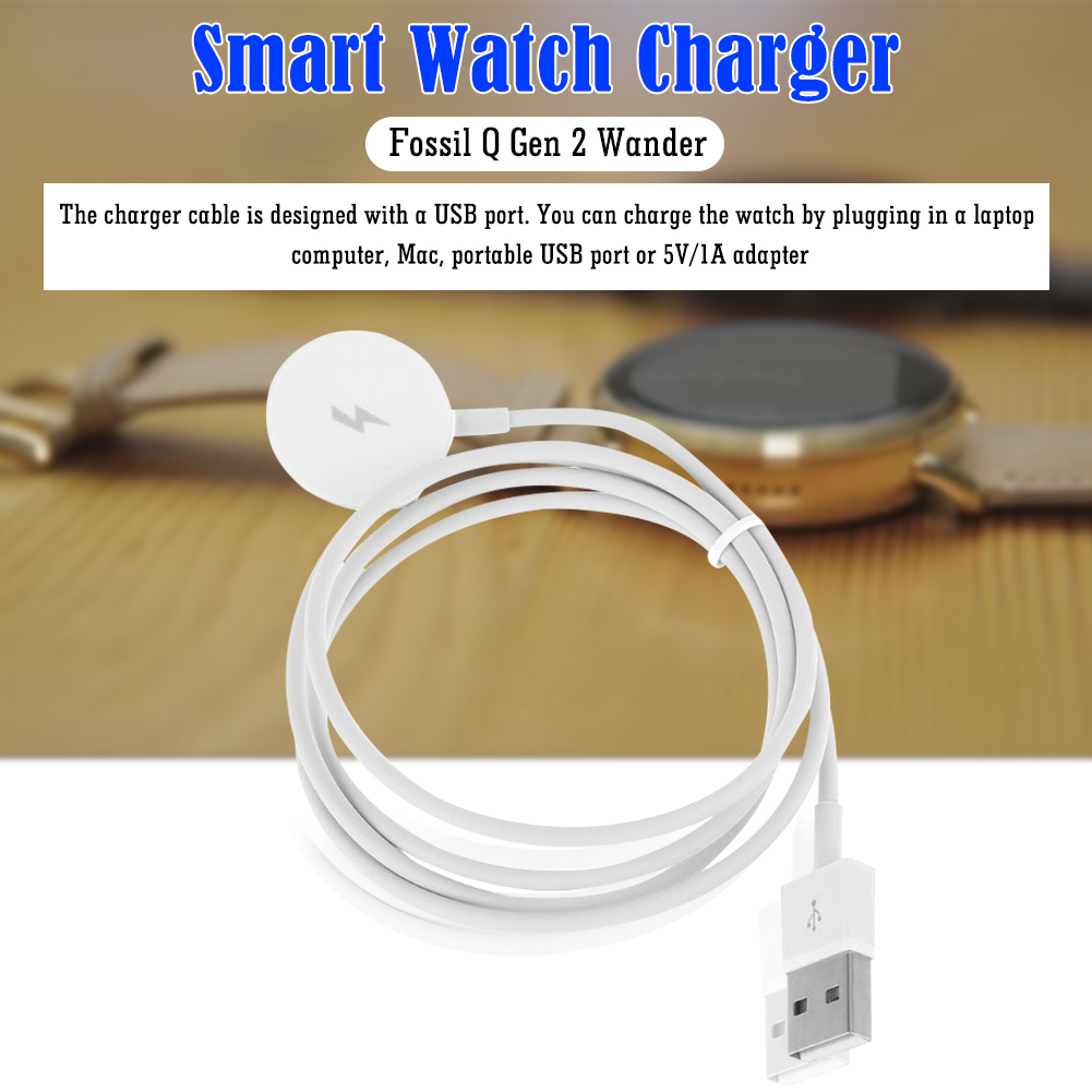1m Smart Watch Magnetic Charge - Fossil Watches Smartwatch Charger recensione e prezzo