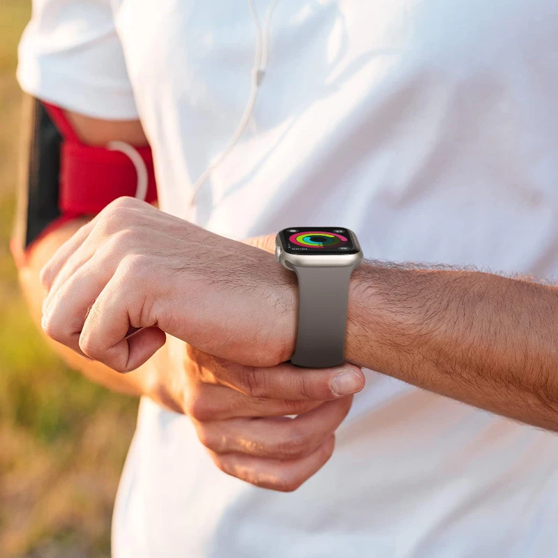 Glass+Case+band For Apple Watc - Silicone Sport Band recensione e prezzo